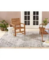 Nicole Miller Patio Sofia Fleur Gray Outdoor Area Rug Collection