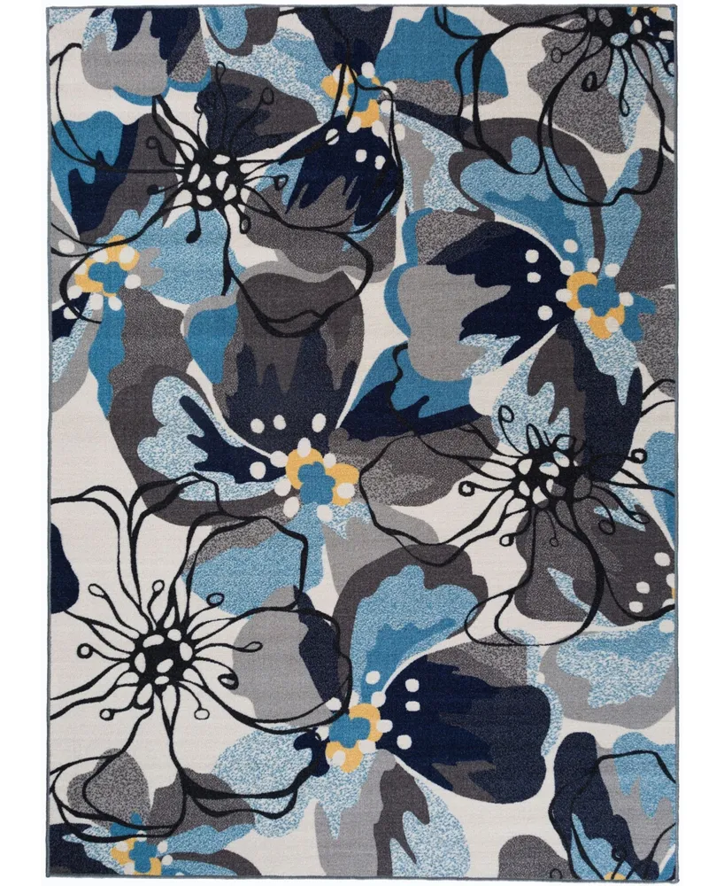 Main Street Rugs Laicos Lai505 Gray 5'3" x 7'3" Area Rug