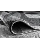 Main Street Rugs Montane Mon105 Gray 6'6" x 9' Area Rug