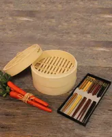 BergHOFF Bamboo 11-Pc Steamer & Chopstick Set
