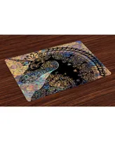 Ambesonne Unicorn Place Mats, Set of 4