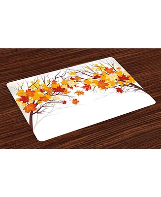 Ambesonne Fall Place Mats