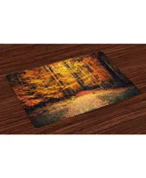 Ambesonne Forest Place Mats