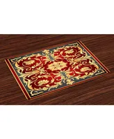 Ambesonne Turkish Pattern Place Mats, Set of 4