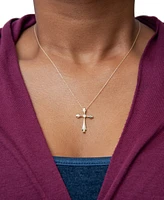 Diamond Accent Cross 18" Pendant Necklace