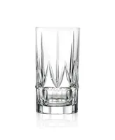 Lorren Home Trends Chic High Ball Tumblers, Set of 6