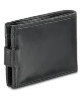 Men's Mancini Equestrian2 Collection Rfid Secure Wallet with Coin Pocket