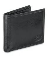 Men's Mancini Equestrian2 Collection Rfid Secure Billfold with Removable Left Wing Passcase and Coin Pocket