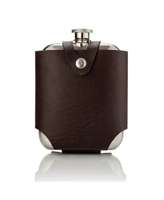 Viski Stainless Steel Flask and Traveling Case
