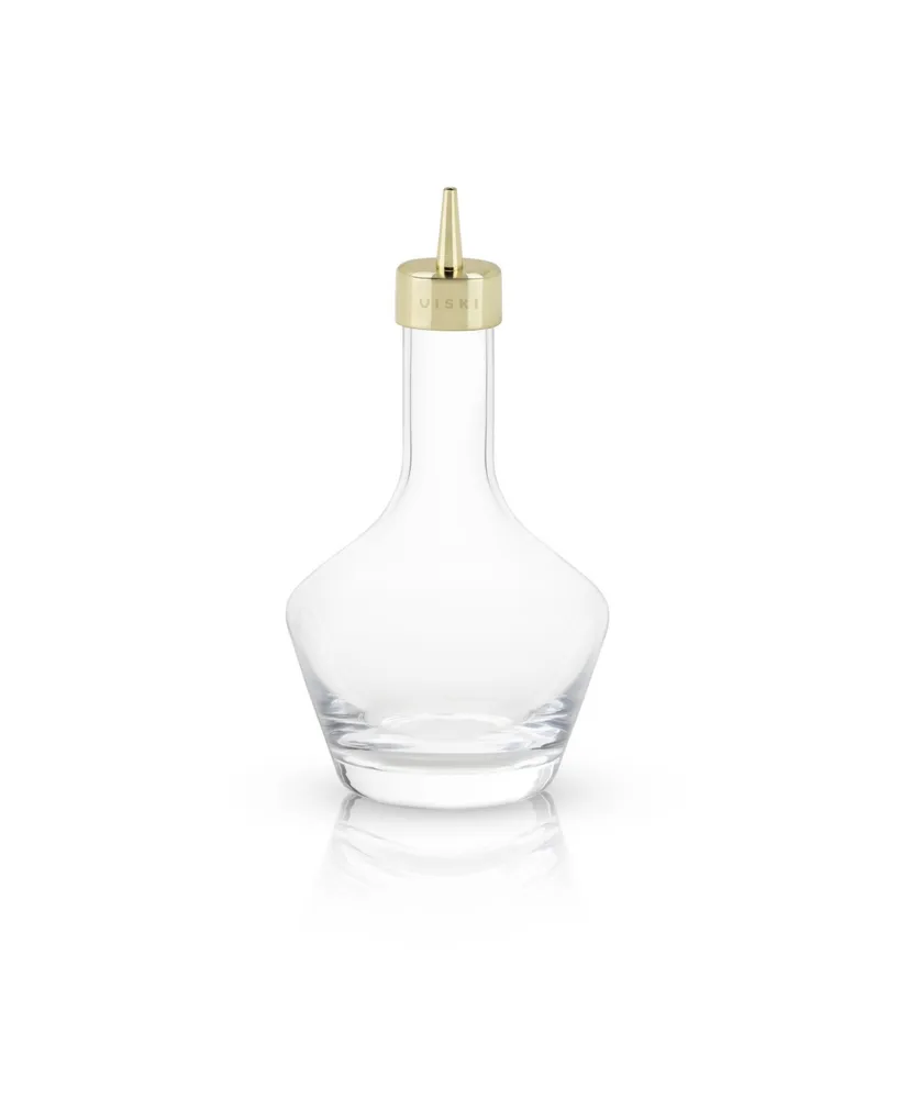 Viski Bitters Bottle with Gold Dasher Top