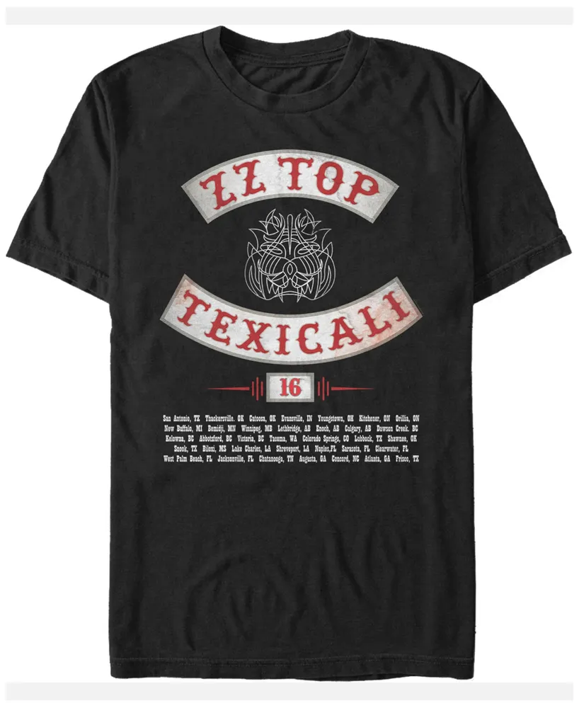 Fifth Sun Zz Top Men's Texicali Tour Short Sleeve T-Shirt