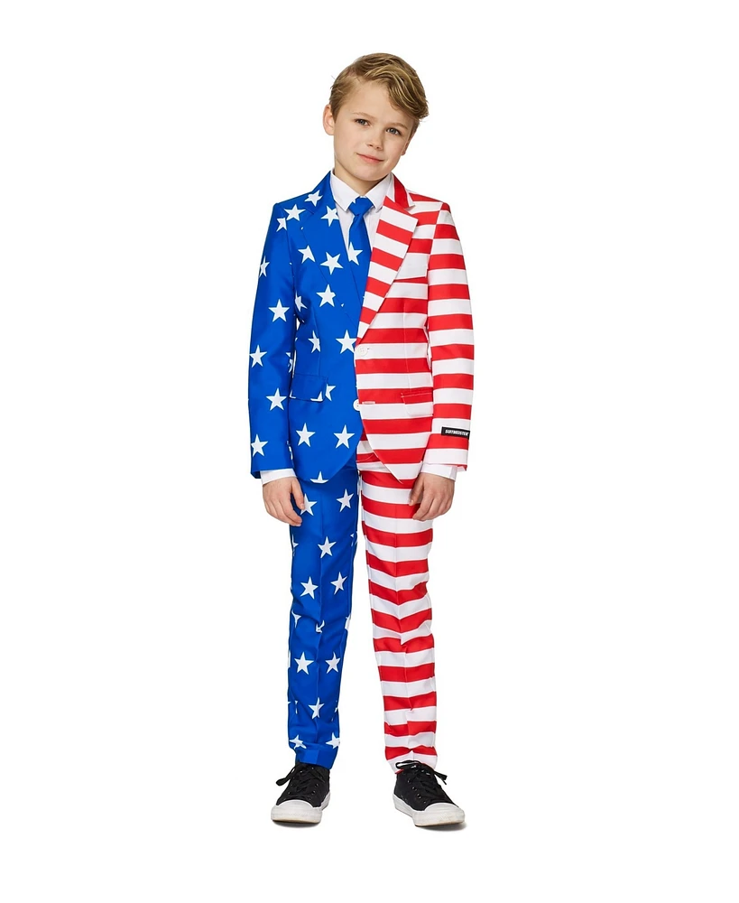 Suitmeister Big Boys Usa Flag Americana Suit