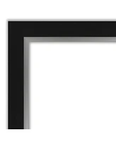 Amanti Art Eva Silver-tone Framed Bathroom Vanity Wall Mirror