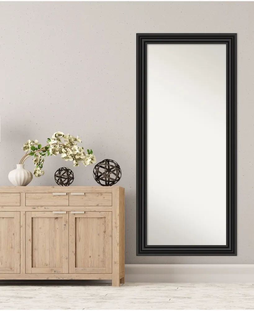 Amanti Art Colonial Framed Floor/Leaner Full Length Mirror, 29.75" x 65.75"