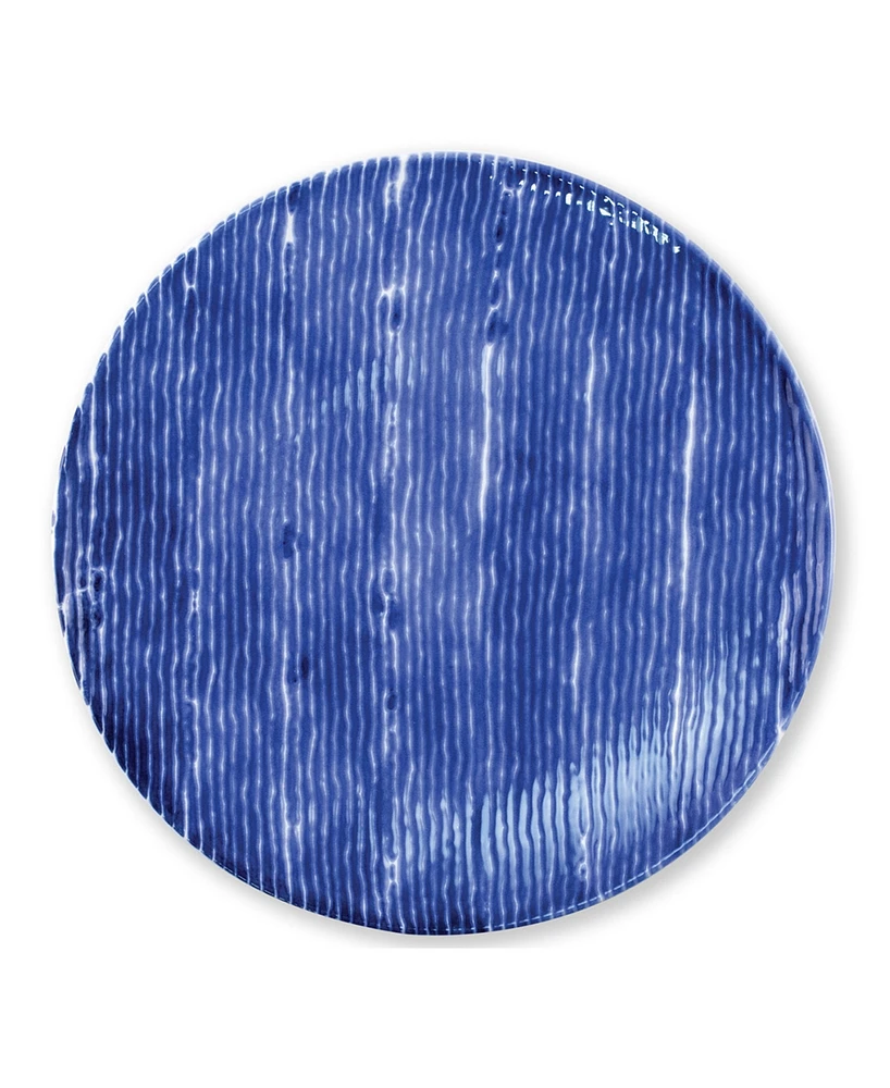 Vietri Santorini Stripe Dinner Plate