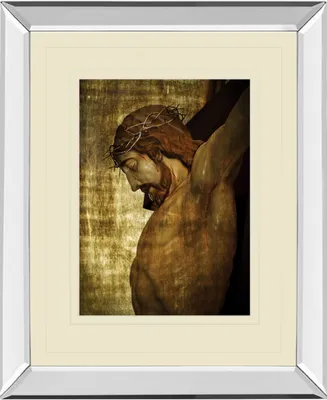 Classy Art Jesus Christ by Nito Mirror Framed Print Wall Art, 34" x 40"