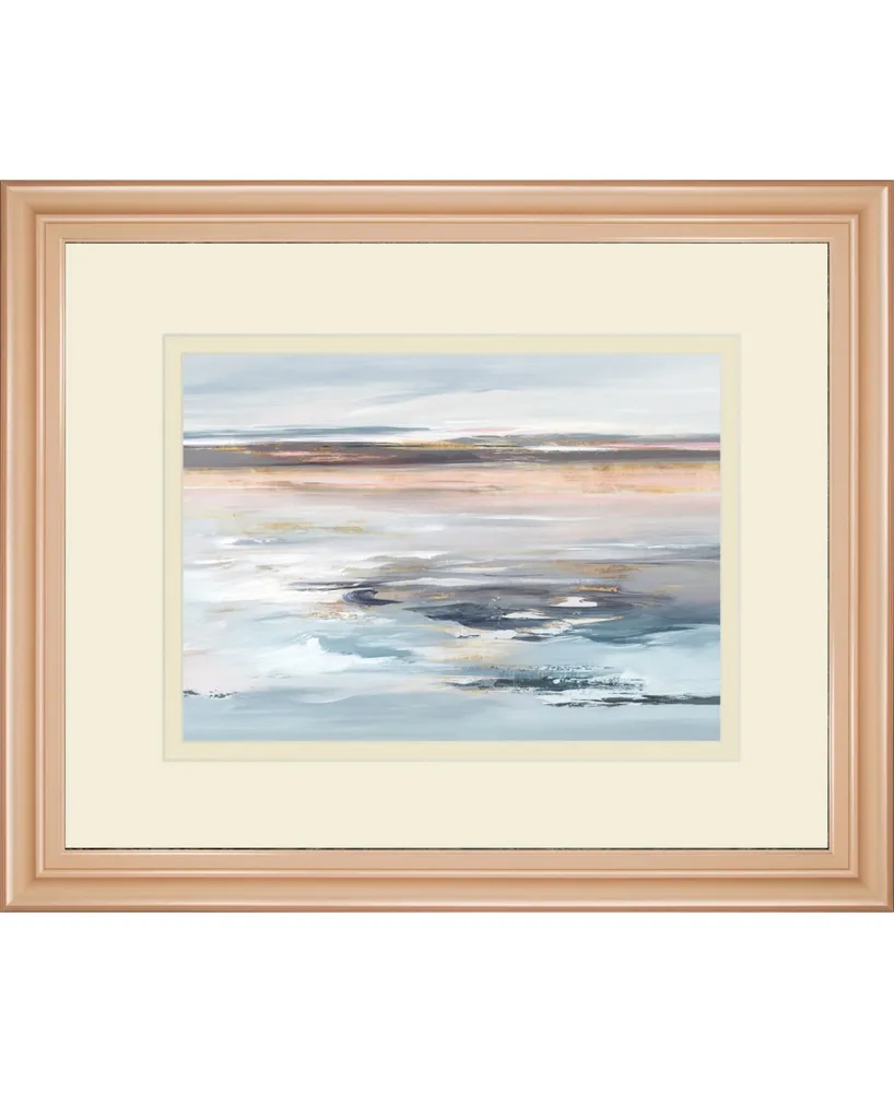 Classy Art Beyond The Sea by Valeria Mravyan Framed Print Wall Art, 34" x 40"