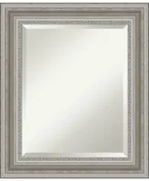 Amanti Art Parlor Silver-tone Framed Bathroom Vanity Wall Mirror