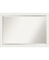 Amanti Art Vanity Framed Bathroom Vanity Wall Mirror