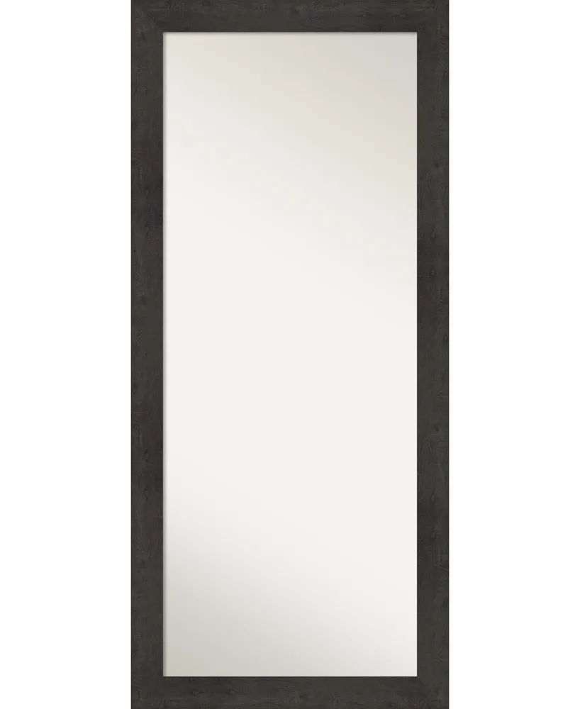 Amanti Art Rustic Plank Framed Floor/Leaner Full Length Mirror