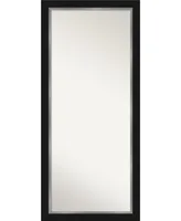 Amanti Art Eva Silver-tone Framed Floor/Leaner Full Length Mirror