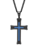 Macy's Men's Stacked Cross Pendant Necklace