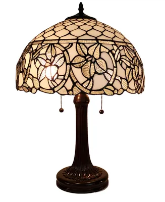 Amora Lighting Tiffany Style Floral Table Lamp
