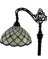 Amora Lighting Tiffany Style Jewel Reading Lamp