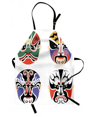 Ambesonne Kabuki Mask Apron