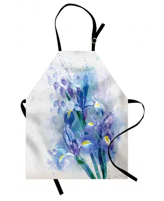 Ambesonne Watercolor Flower Apron