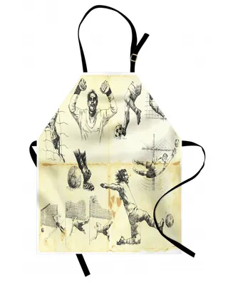 Ambesonne Soccer Apron