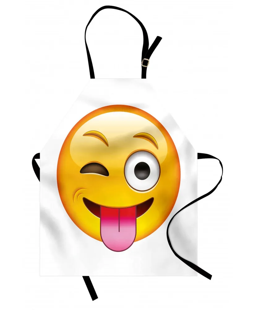 Ambesonne Emoji Apron