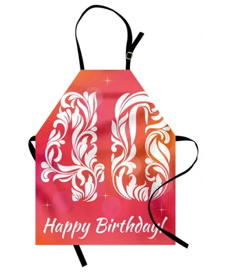 Ambesonne 40th Birthday Apron