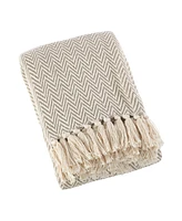 Saro Lifestyle Soft Chevron Throw, 50" x 60"