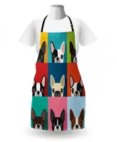 Ambesonne Boston Terrier Apron