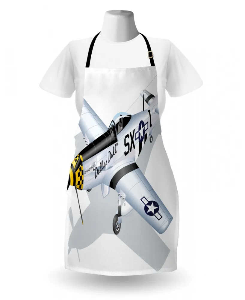 Ambesonne Vintage-Like Airplane Apron