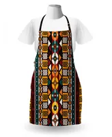 Ambesonne Kente Pattern Apron