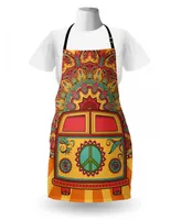 Ambesonne 70's Party Apron