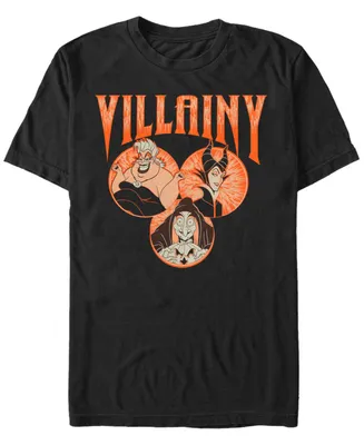 Disney Villains Men's Portrait Bubbles Short Sleeve T-Shirt
