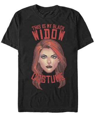 Marvel Men's Avengers Black Widow Halloween Costume Short Sleeve T-Shirt