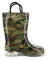 Toddler & Little Boy's Lighted Camo Rain Boot