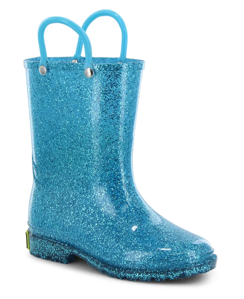 Western Chief Big Girls Glitter Rain Boot