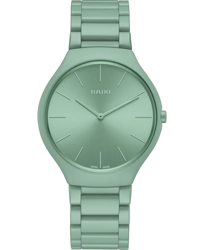 Rado Unisex Swiss True Thinline Les Couleurs Le Corbusier Green High