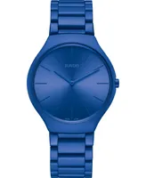 Rado Unisex Swiss True Thinline Les Couleurs Le Corbusier Blue High