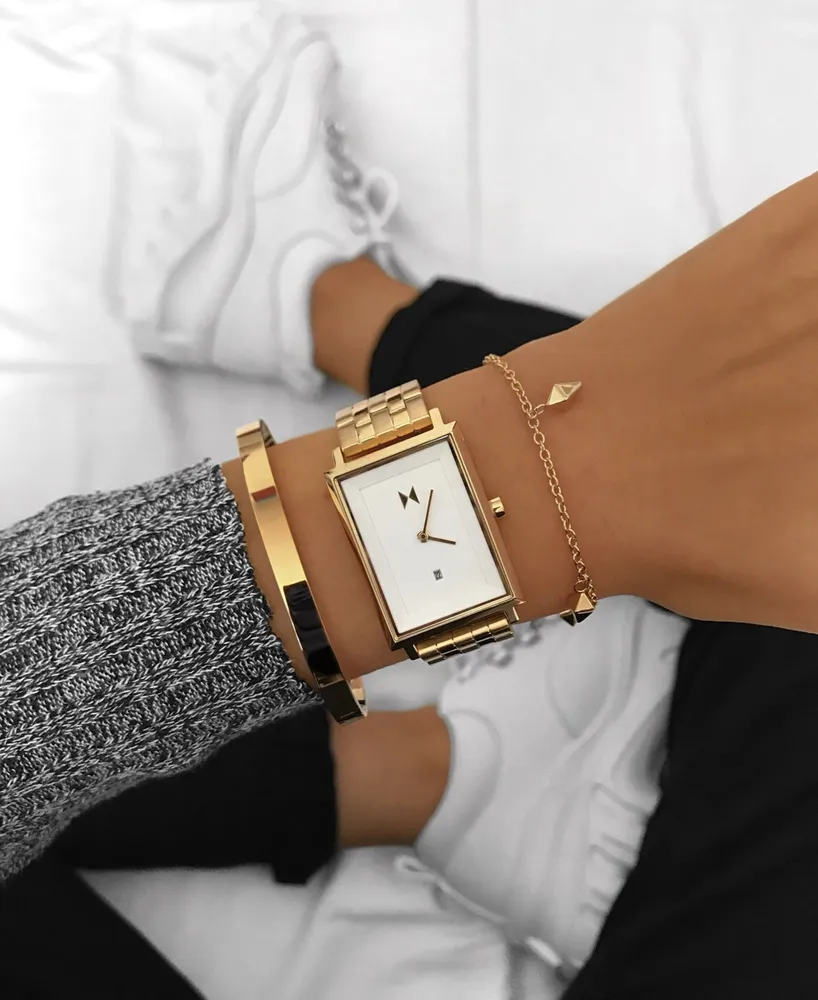 Mvmt Women's Charlie Gold-Tone Stainless Steel Bracelet Watch 24mm