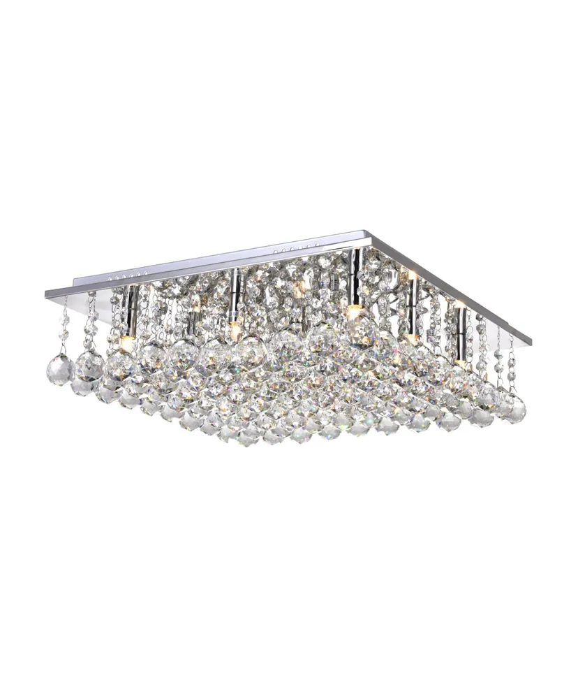 Cwi Lighting Sparkle 9 Light Flush Mount