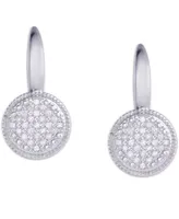 Diamond 1/5 ct. t.w. Round Leverback Earrings in Sterling Silver