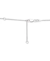 Wrapped in Love Diamond Link Detail 18" Pendant Necklace (1 ct. t.w.) in Sterling Silver, Created for Macy's