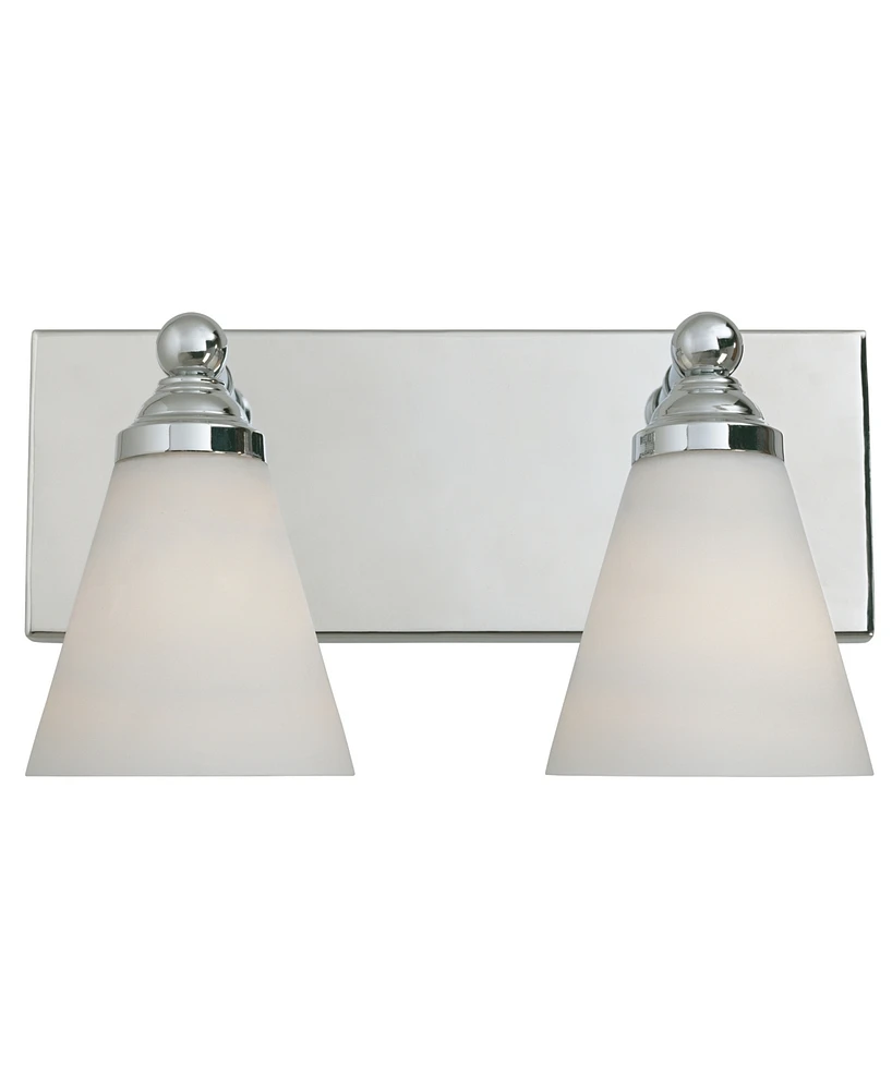 Designers Fountain Hudson 2 Light Bath Bar