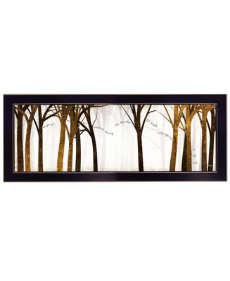 Trendy Decor 4U In the Roots By Marla Rae, Printed Wall Art, Ready to hang, Black Frame, 20" x 8"